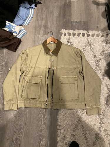 MNML × Streetwear DENIM JACKET OLIVE GREEN (MNML)