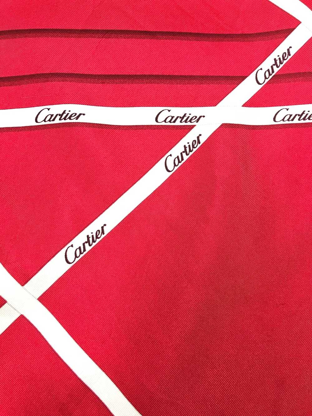 Cartier × Luxury × Vintage Cartier silk scarf - image 7