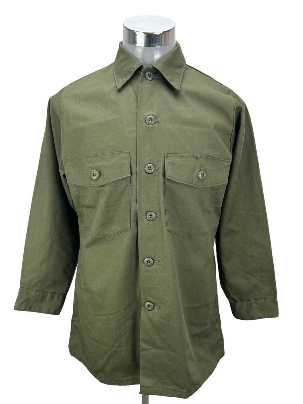 Military × Vintage 70s OG-507 Army Shirt - image 1