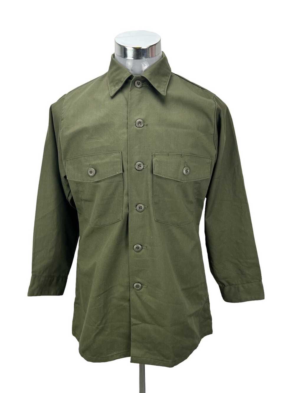 Military × Vintage 70s OG-507 Army Shirt - image 2