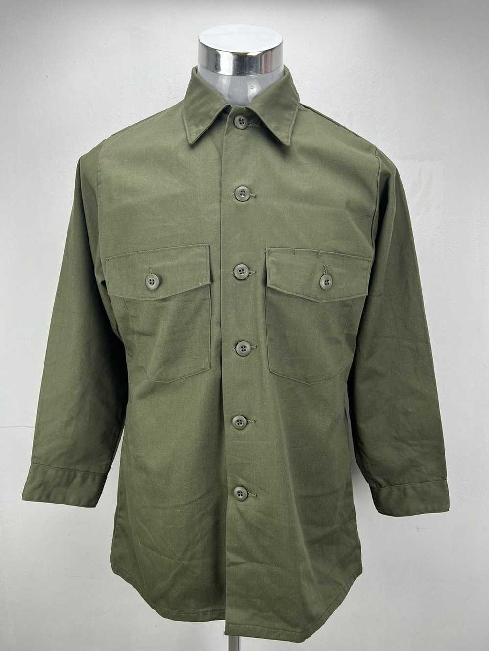 Military × Vintage 70s OG-507 Army Shirt - image 6