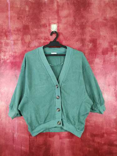 Cardigan × GU × Homespun Knitwear GU Green Knitwea