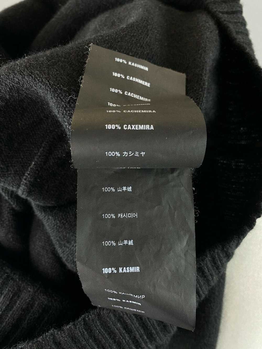 Prada MILANO Black Cashmere V-Neck Long Sleeve Sw… - image 11