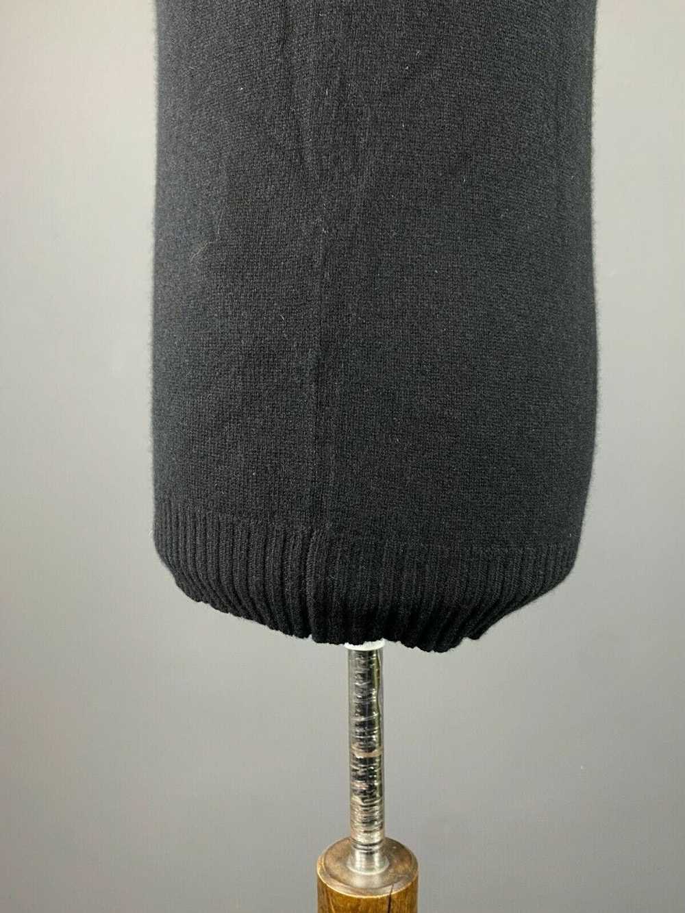 Prada MILANO Black Cashmere V-Neck Long Sleeve Sw… - image 5