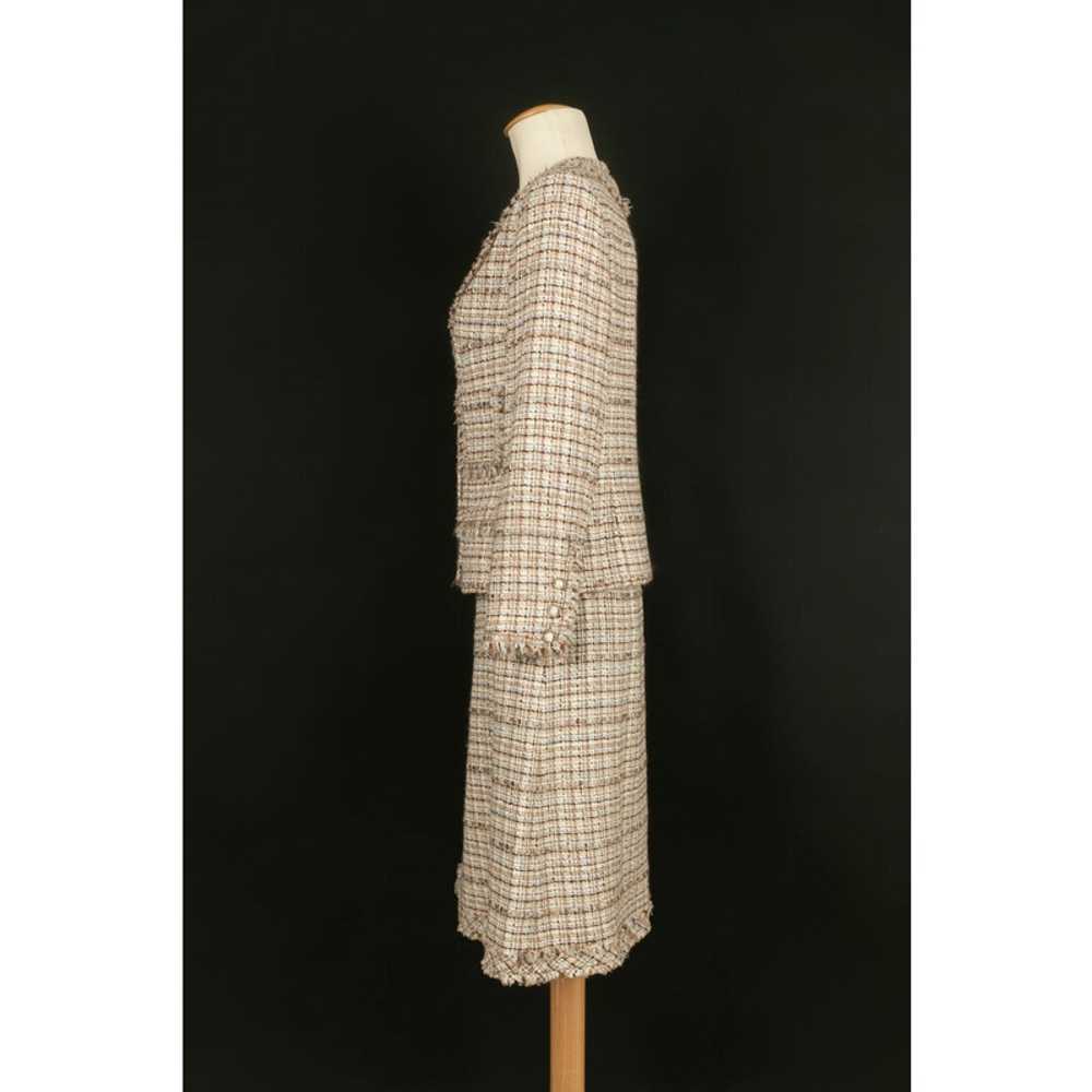 Chanel Jacket/Coat Wool in Beige - image 2
