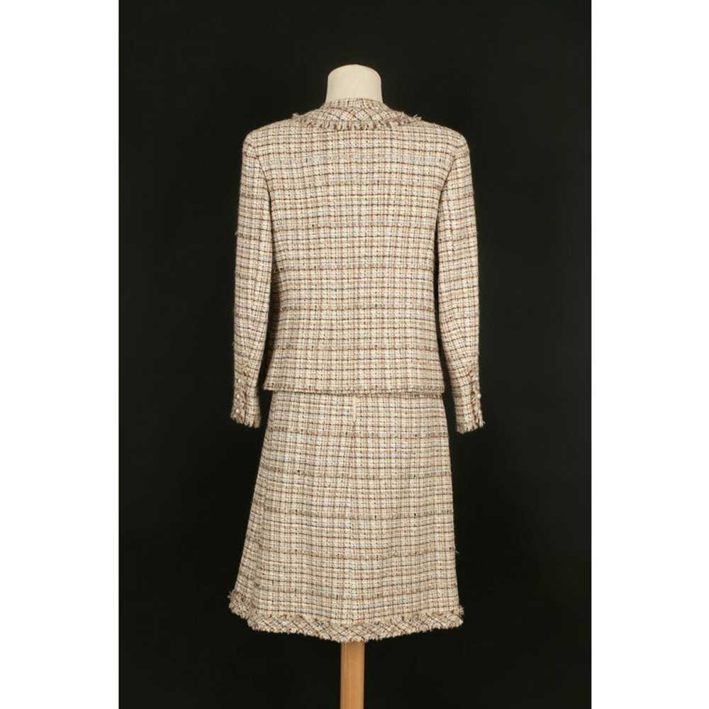 Chanel Jacket/Coat Wool in Beige - image 3