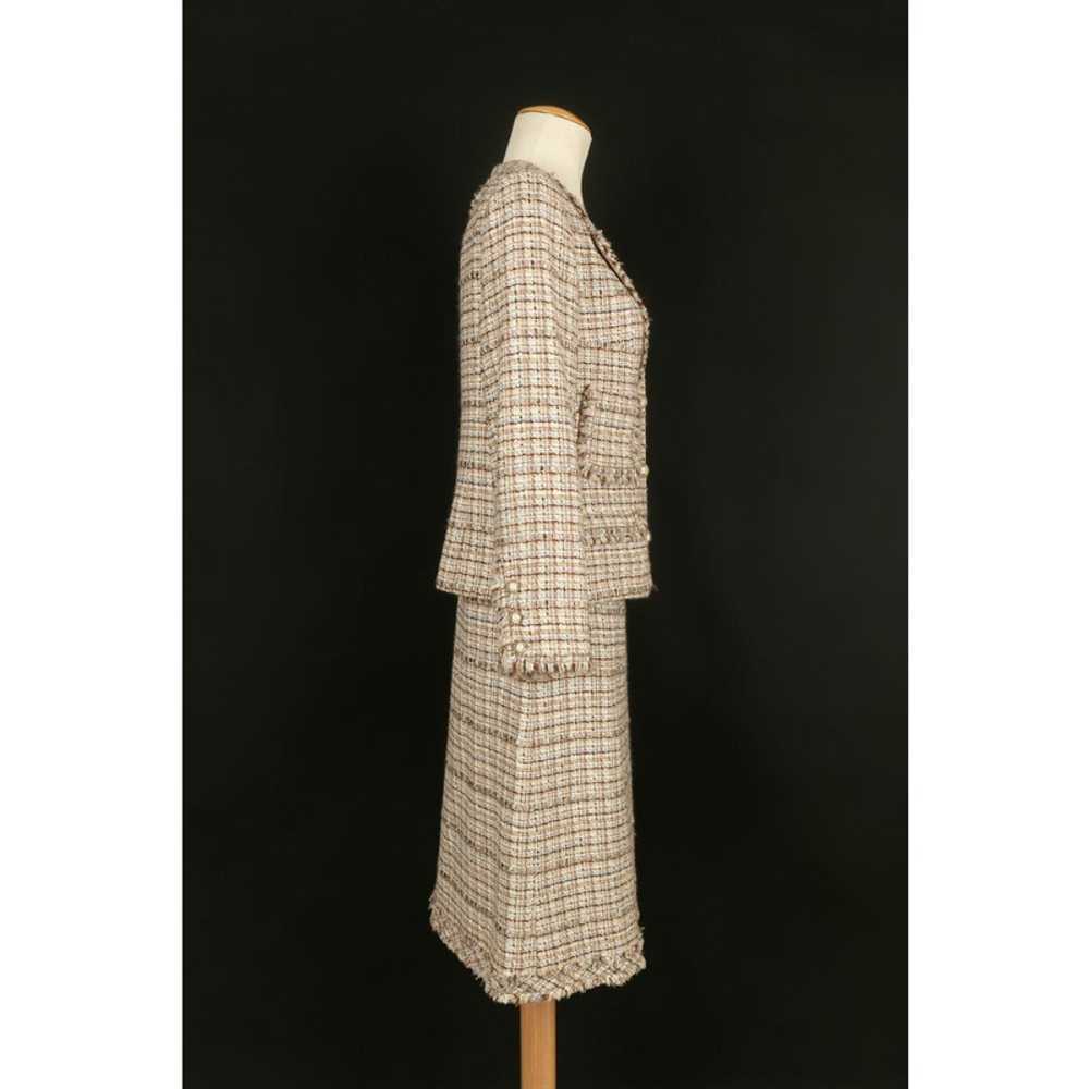 Chanel Jacket/Coat Wool in Beige - image 4
