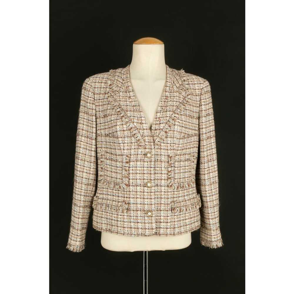 Chanel Jacket/Coat Wool in Beige - image 5