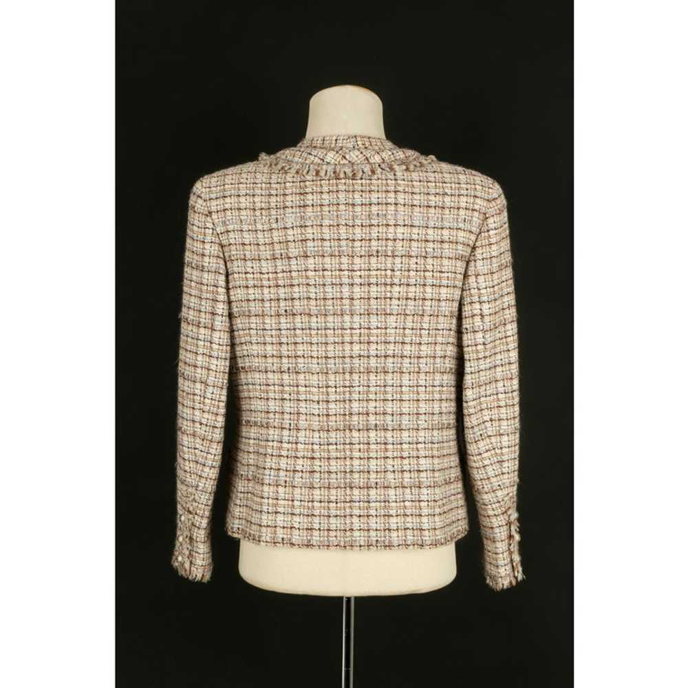 Chanel Jacket/Coat Wool in Beige - image 6