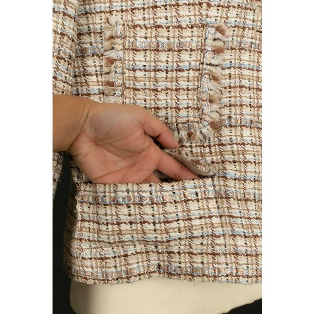 Chanel Jacket/Coat Wool in Beige - image 9