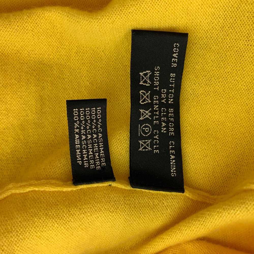 Ralph Lauren Cashmere Knitted Yellow Pullover - image 5