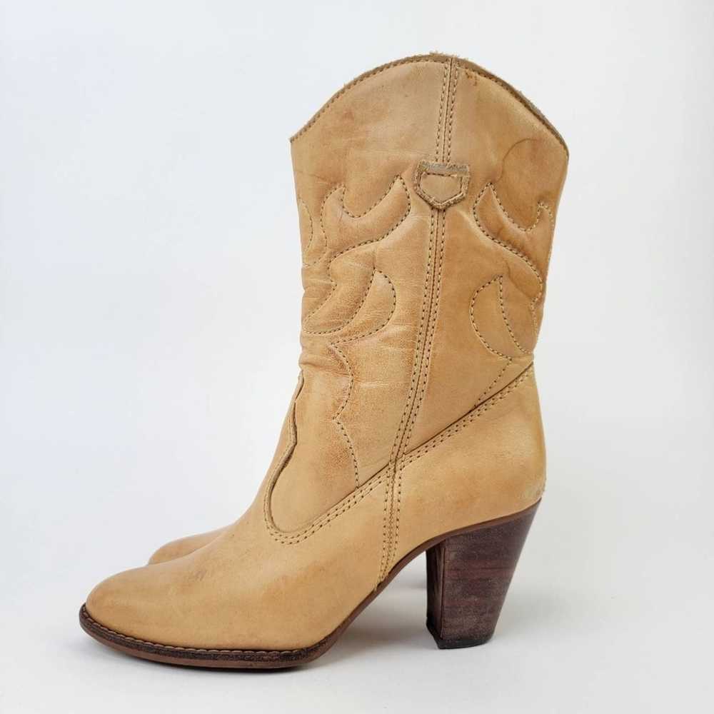 Vintage Vintage 70s Leather Western Cowboy Boots … - image 6