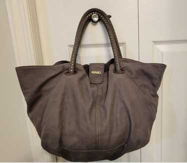 Kenzo Kenzo studded Handles Suede Tote Bag Handbag - image 1