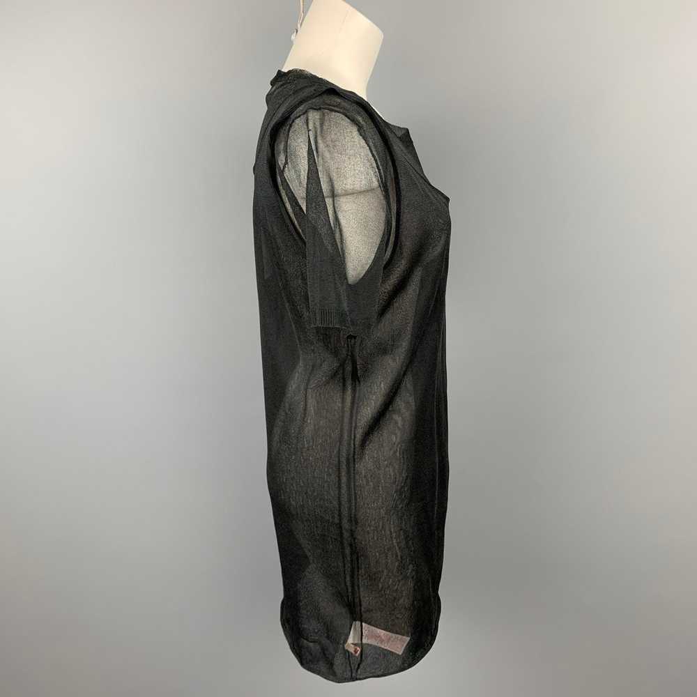 Marni Black See Through Silk Layered Tank Casual … - image 3