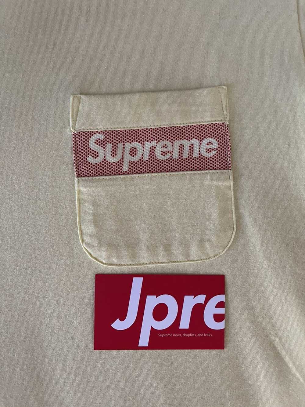 Supreme Supreme mesh Stripe pocket tee - image 1