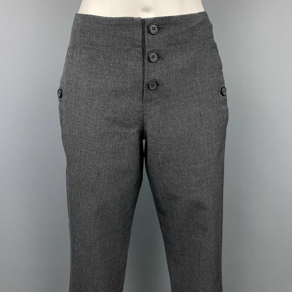 Marni Grey Virgin Wool Cropped Casual Pants - image 2