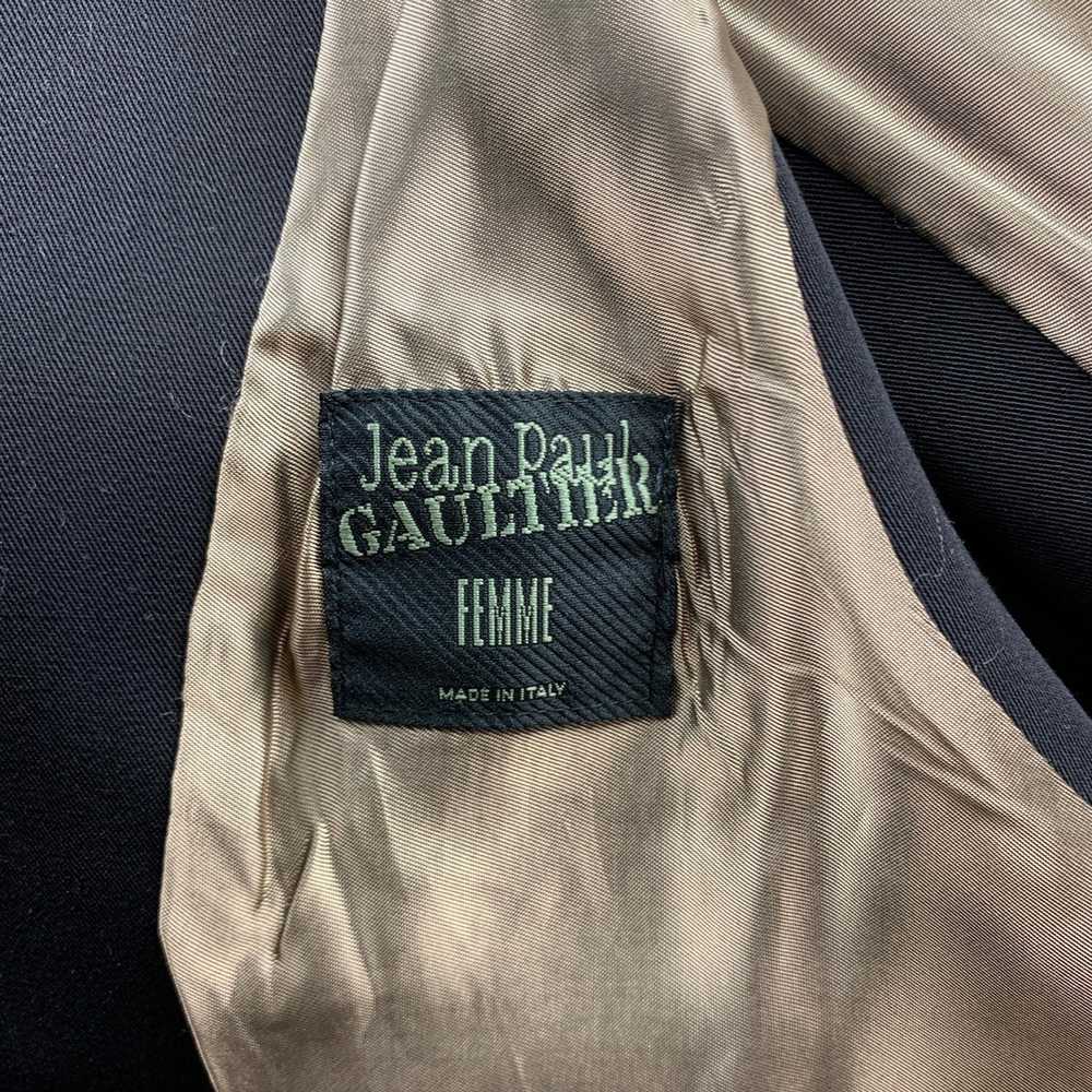 Jean Paul Gaultier Vintage Black Wool Blend Doubl… - image 5
