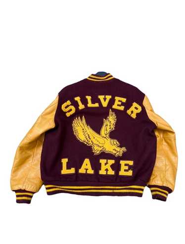 Rare × Varsity Jacket × Vintage Rare silver lake v