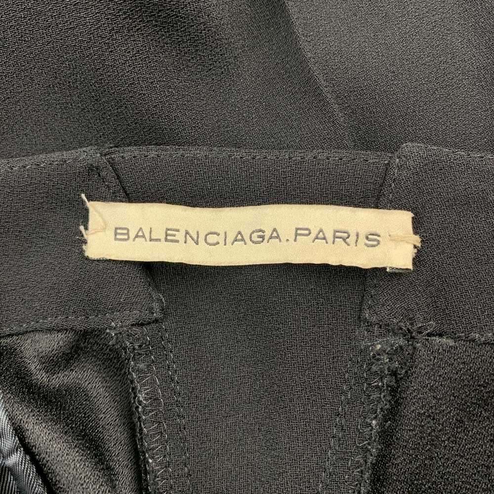 Balenciaga Black Triacetate Blend Pleated Dress P… - image 5