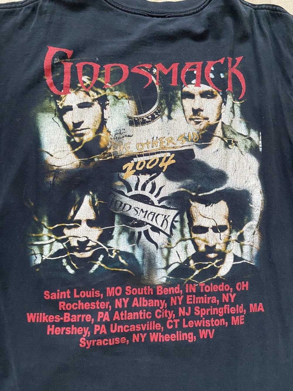Band Tees × Streetwear × Vintage Godsmack Tour T-… - image 4