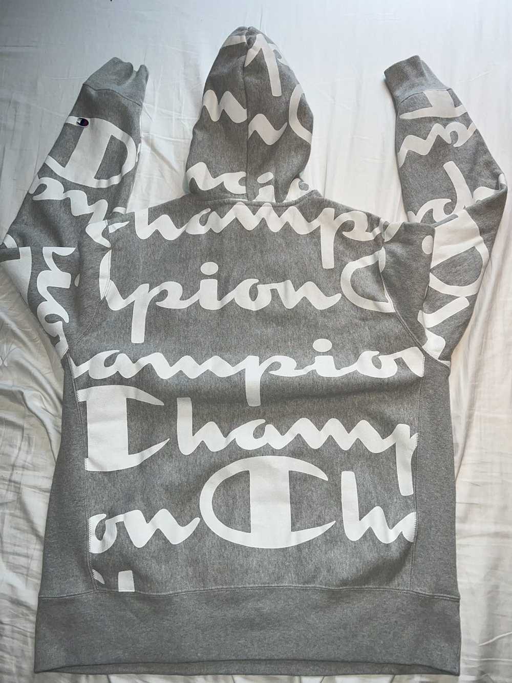 Champion CHAMPION All Over Print Signature Hoodie - image 2