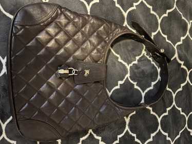 Burberry Burberry chocolate brown quilted nylon &… - image 1