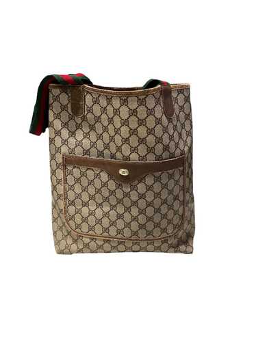 Gucci GUCCI ORIGINAL GG SUPREME WEB VERTICAL TOTE… - image 1