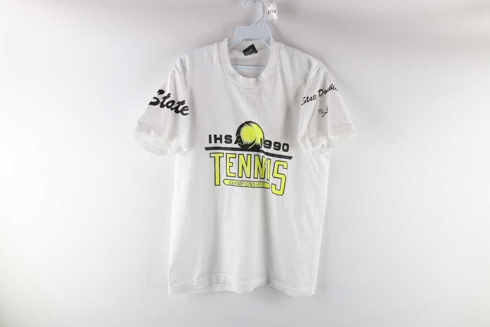 Vintage Vintage 90s IHSA Tennis Doubles Champions… - image 1