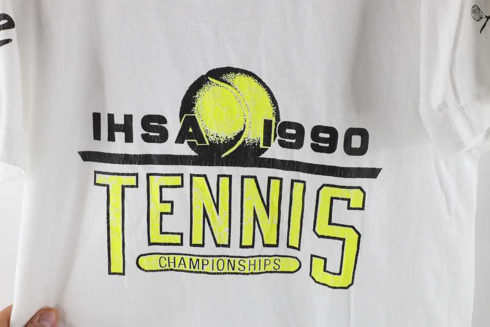 Vintage Vintage 90s IHSA Tennis Doubles Champions… - image 4