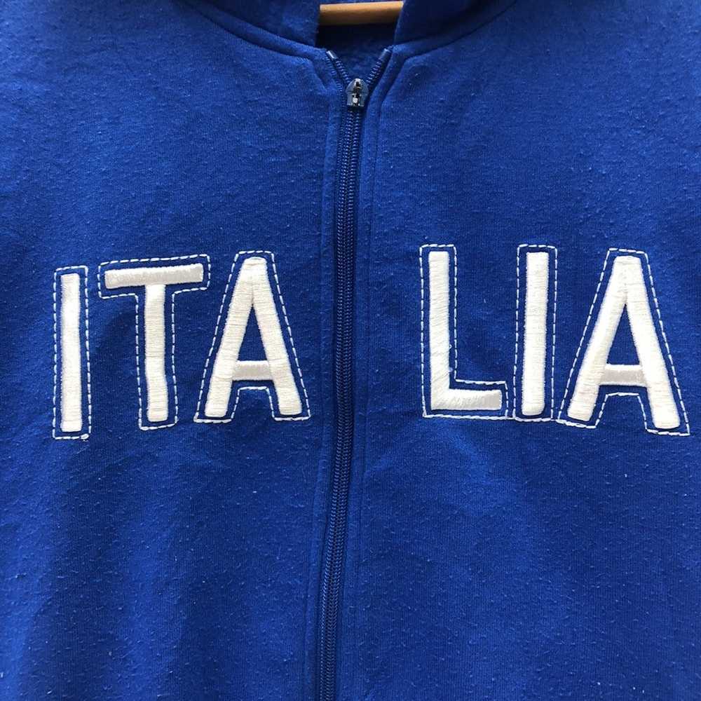 Vintage Rare vintage italia hoodie full zipper em… - image 6