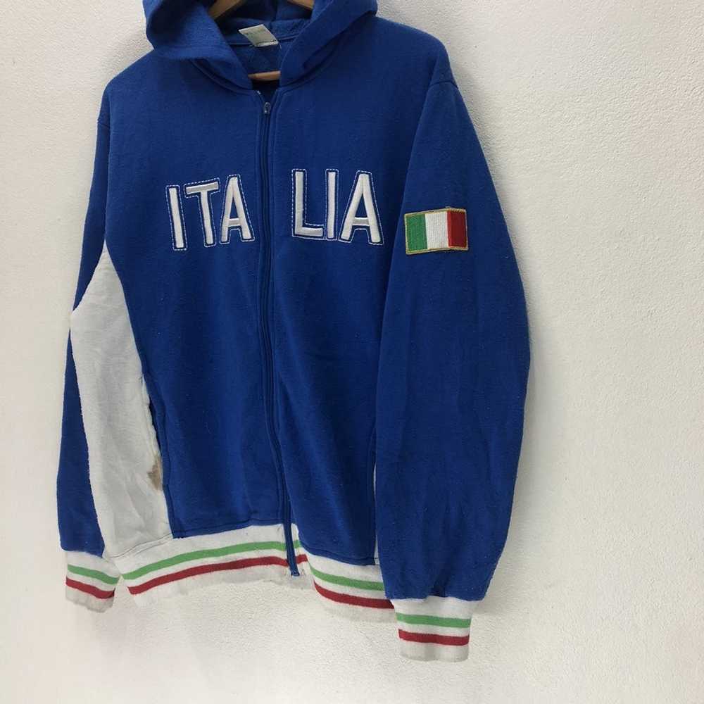 Vintage Rare vintage italia hoodie full zipper em… - image 9
