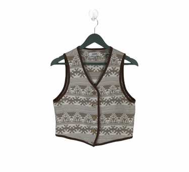 Japanese Brand × Navajo Vintage art ethnic vest n… - image 1