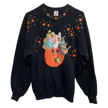 Vintage Jerzees Animated on sale Halloween Scarecrow Sweatshirt