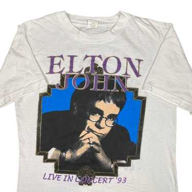 エルトン・ジョン コンサートTシャツ 1993年 ELTON JOHN 1992-1993 ツアー Tシャツ S エルトンジョン - メルカリ