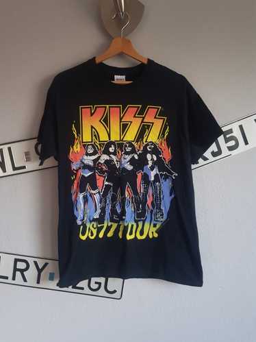 90s Rock Band T Shirt Kiss Band 90s Asylum Tour T Shirt Double-sided XS-5XL  