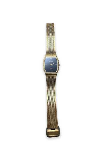 Vintage Benrus Diamond Quartz Gold Watch - image 1