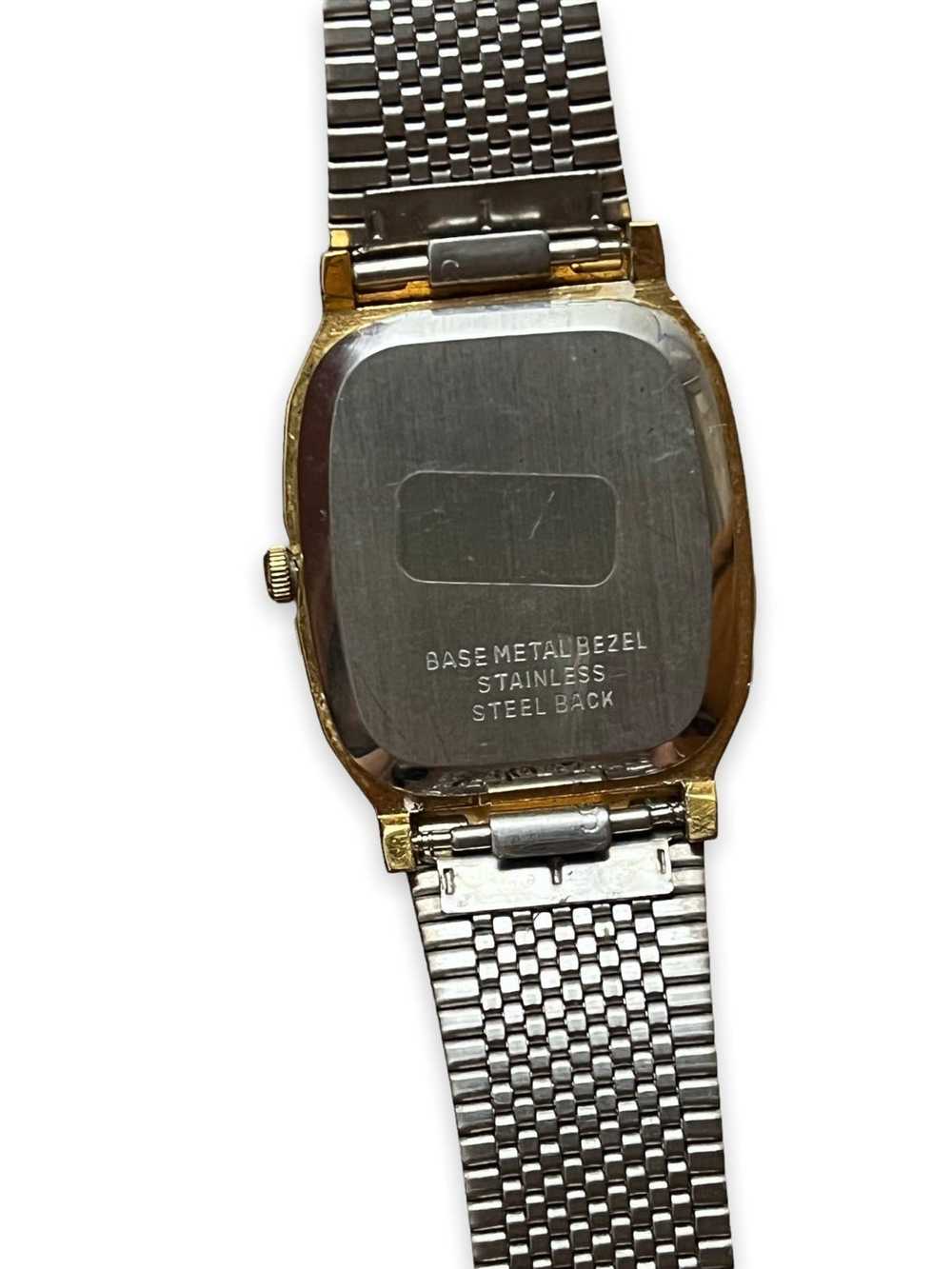 Vintage Benrus Diamond Quartz Gold Watch - image 2