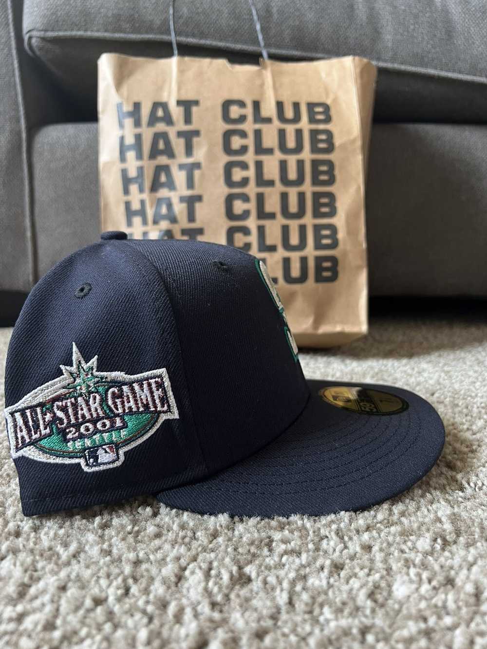 New Era Seattle Mariners Cream 2001 All-Star Game Fitted Hat, 8