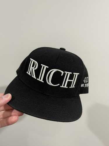 40oz NYC 40oz Van NYC “RICH” Black Snapback Hat