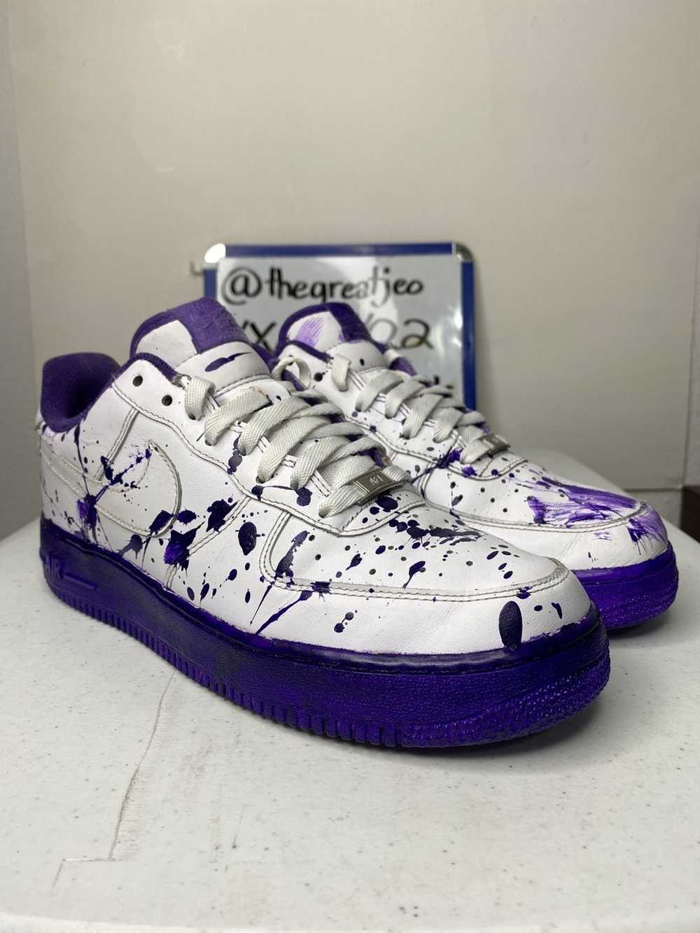 Nike Air Force 1 07 White Customs - image 1