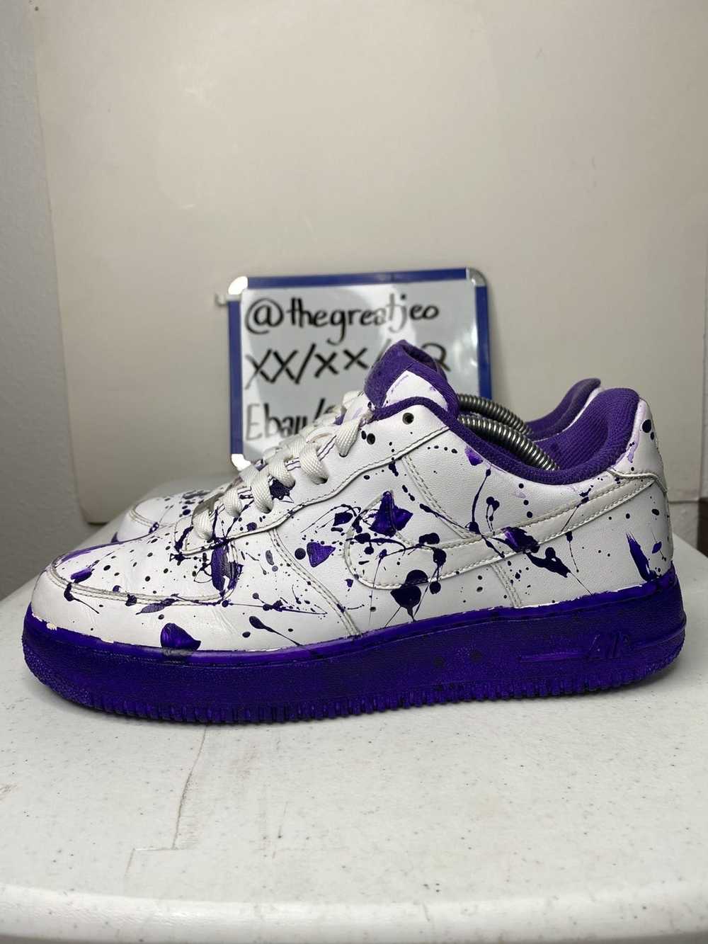 Nike Air Force 1 07 White Customs - image 4