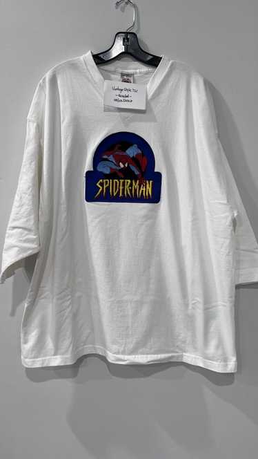 Marvel Comics × Vintage Spiderman Embroidery 3/4 s