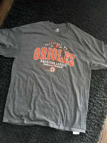BALTIMORE ORIOLES VINTAGE 1988 TRENCH T-SHIRT ADULT LARGE - Bucks County  Baseball Co.