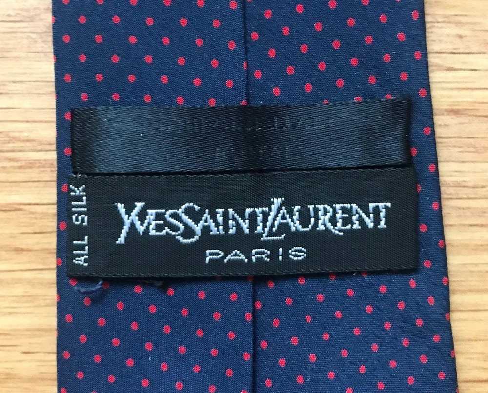Vintage × Yves Saint Laurent Vintage YSL Silk Tie - image 6