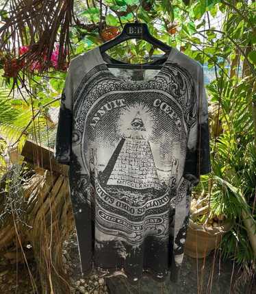 Skateboard T-Shirt | All Seeing Eye Shirt | Illuminati T-Shirt | Occult Shirt