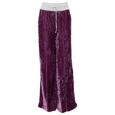 Off-White Velvet trousers - image 1