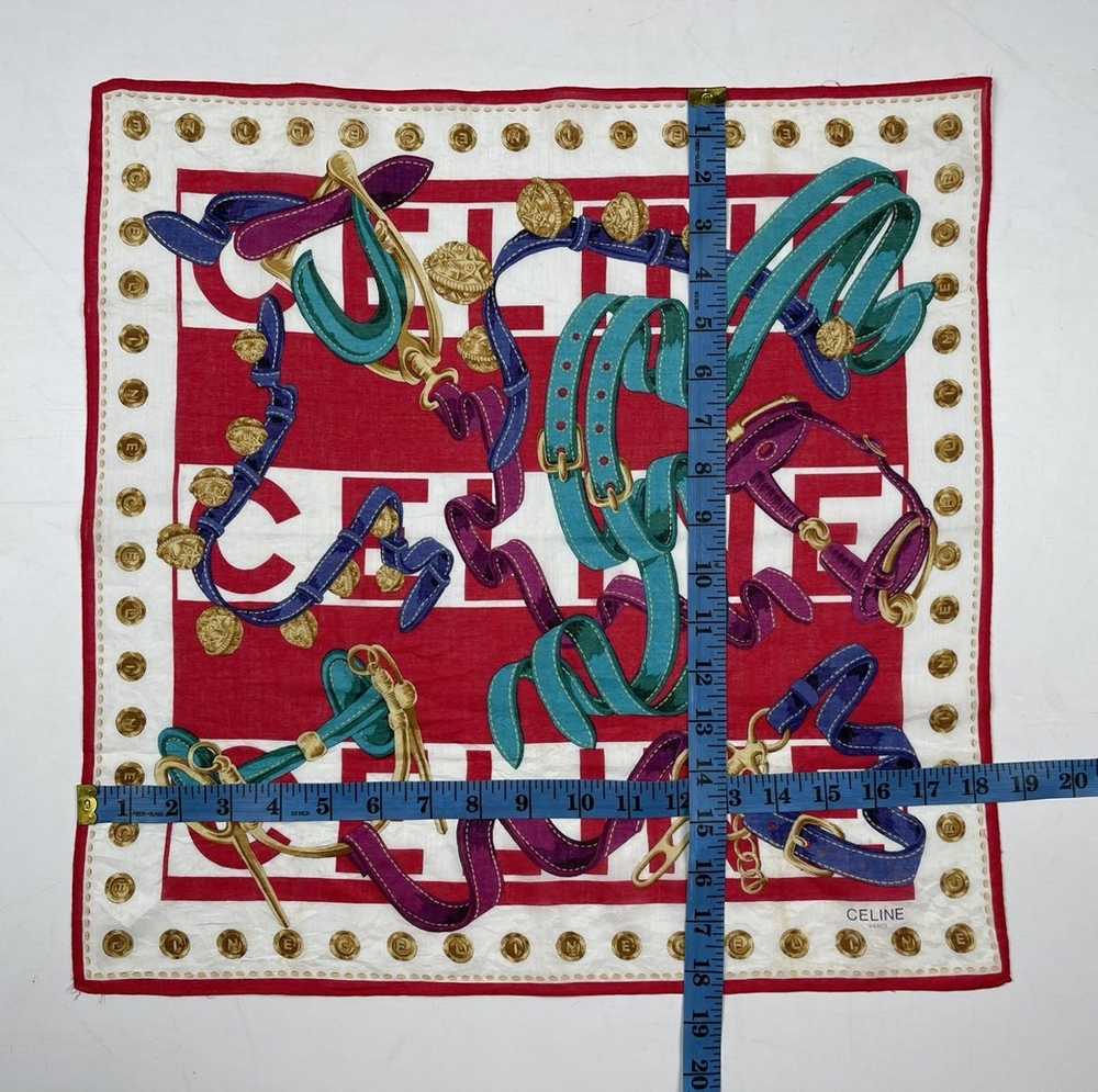 Celine × Luxury celine bandana handkerchief necke… - image 8