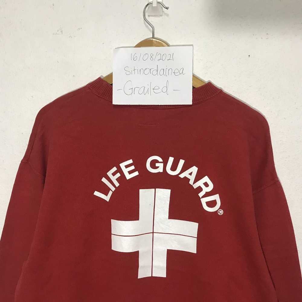 Brand Life Guard Sweatshirt Big Spellout Logo - image 2