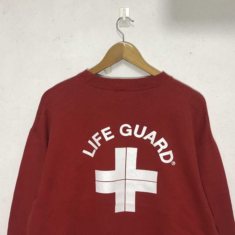 Brand Life Guard Sweatshirt Big Spellout Logo - image 3