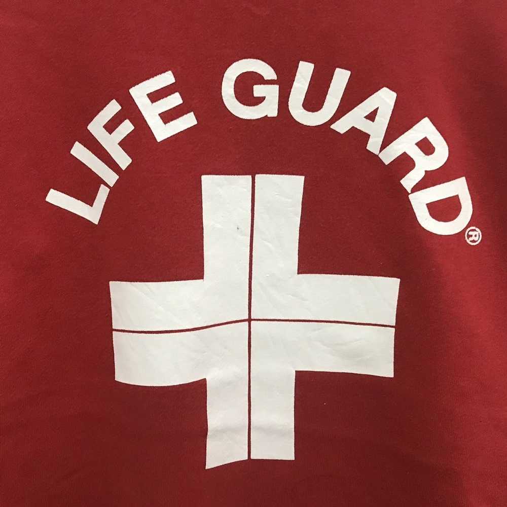 Brand Life Guard Sweatshirt Big Spellout Logo - image 4